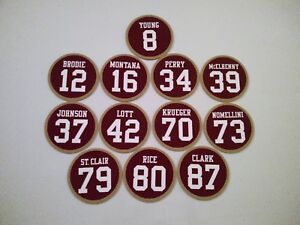 San Francisco 49ers Magnets - Retired 