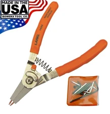 Lang 8" Convertible Snap Retaining Ring Pliers Quick Switch Internal External