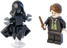 Lego Harry Potter Professor Remus Lupin Minifigure With Wand And Dementor