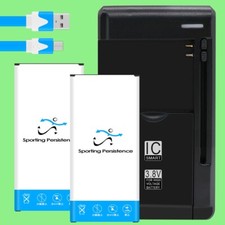 Long Life 2x 3980mAh Battery Portable Charger f Samsung Galaxy J7 Sky Pro S727VL