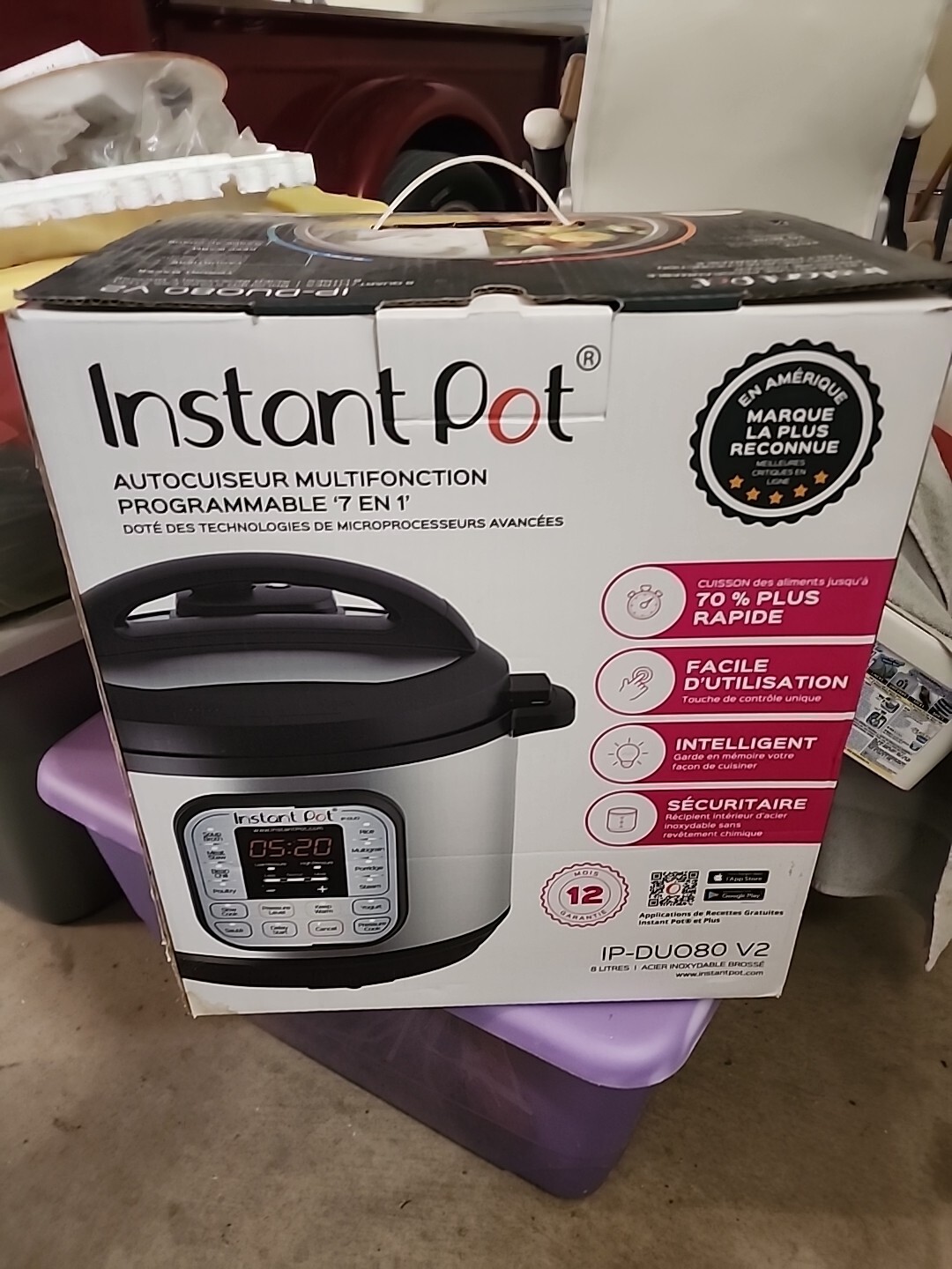 Instant Pot IP DUO80 V2 NIB!-image