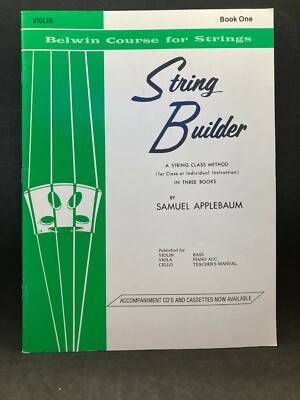 BELWIN Belwin Course for Strings: String Builder, Violin Book 1 #EL01544