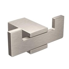 MOEN Kyvos 6 PACK Double Robe Hook in Brushed Nickel - BP3703BN