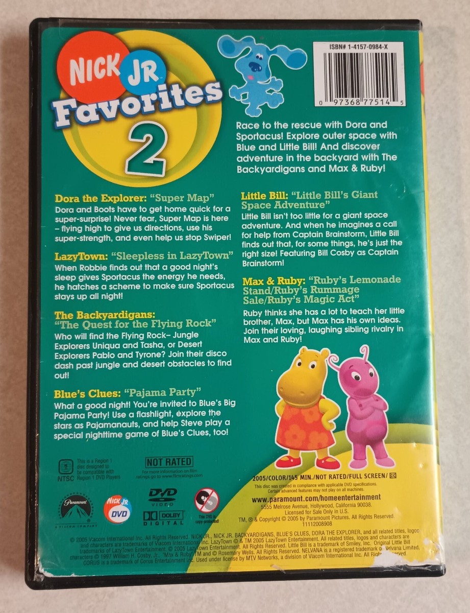 Nick Jr Favorites DVD