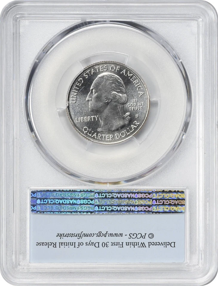 2018-D Cumberland Island ATB National Park Quarter MS67 First Strike - Image 2 of 2