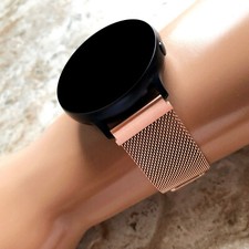 Rose Gold Color St Steel Milanese Band for Google Pixel Watch 4 3 2 1 41mm -B20A