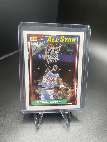 1992 Topps Basketball Card #115 Michael Jordan AS Chicago Bulls - Picture 3 of 4
