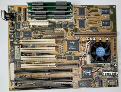ASUS P/I-P55TP4N Socket 7 ISA Retro Motherboard + Intel Pentium 100MHz + 32MB RAM