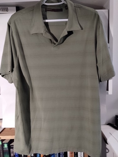 Perry Ellis Polo Cotton Blend Short Sleeve Shirt Size XL | eBay