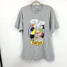 Vintage USPS Shirt Adult Size XL Bayside Cotton Gray Food Drive Postal Worker