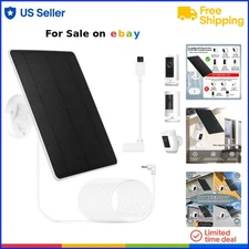 6W Solar Panel for Security Cameras Waterproof Portable High Efficiency