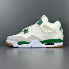 Nike SB x Air Jordan 4 "Pine Green" Men's Classic Basketball Shoes