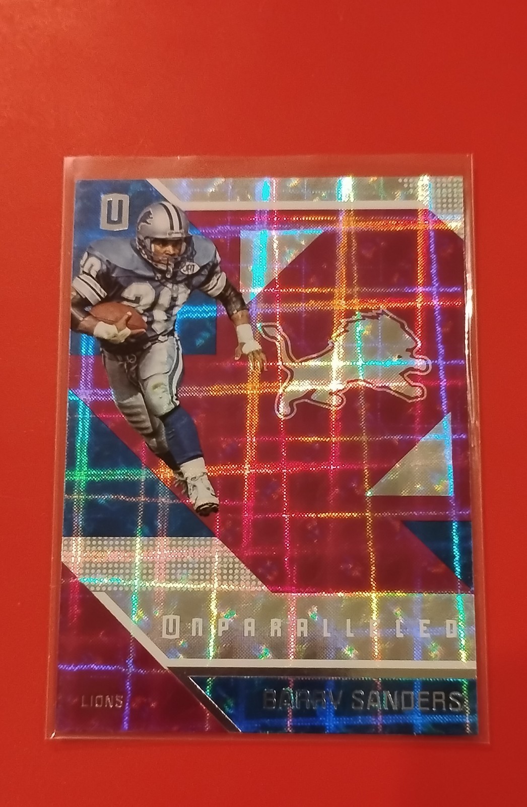2016 Panini Unparalleled - Barry Sanders #98 Purple