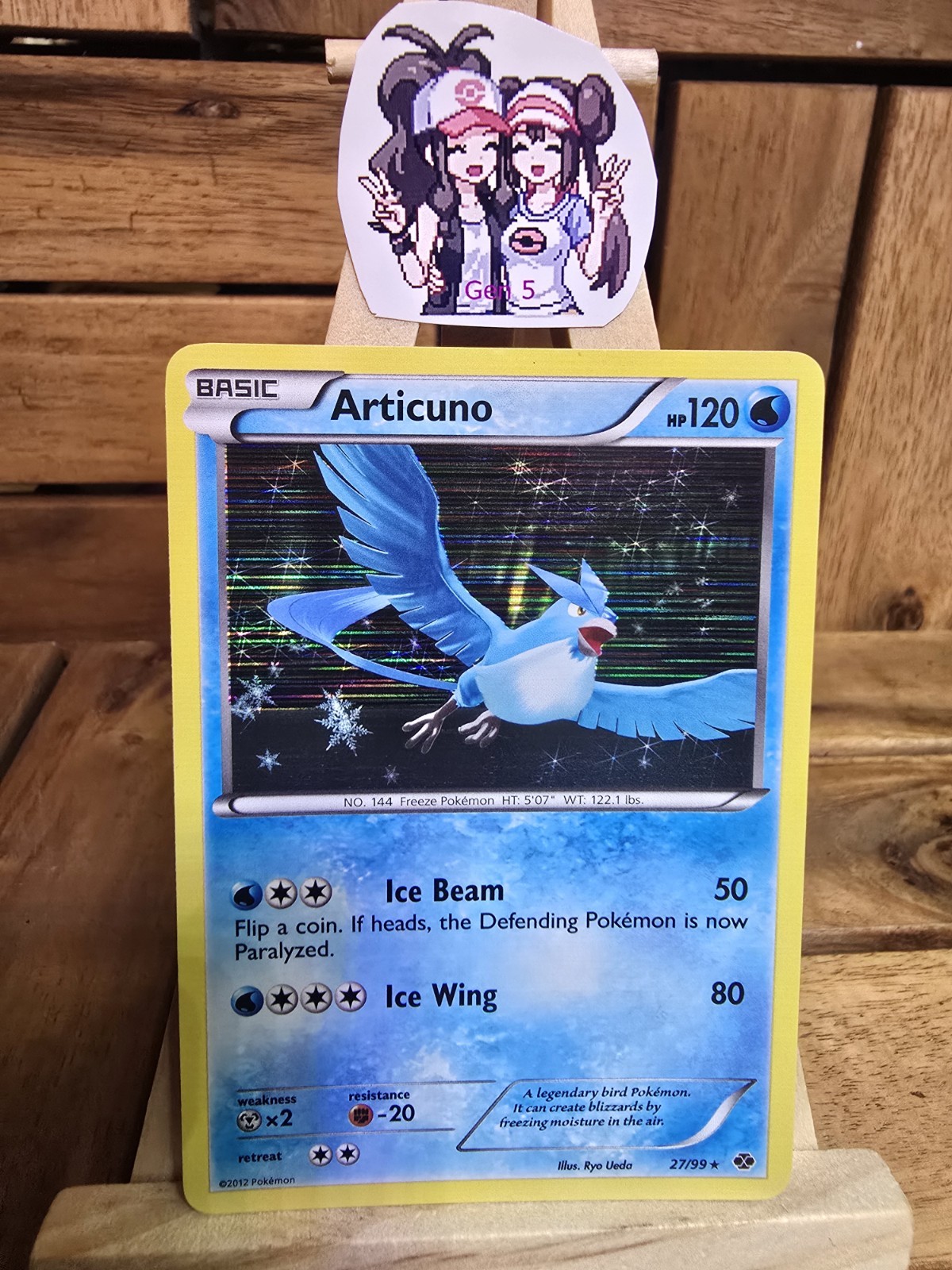 Articuno 27/99 Next Destinies Holo Rare Pokemon Card TCG - LP+