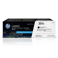 HP 201X CF400XD Pack de 2 Toners Noirs Grandes capacités Color LaserJet Pro M252