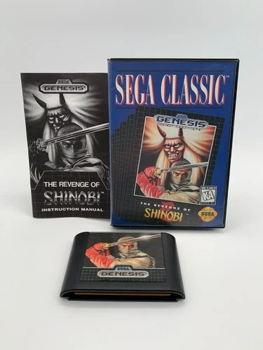 REVENGE OF SHINOBI [Sega Classic] Sega Genesis w/ Case + Manual ~Tested~ GEN0003