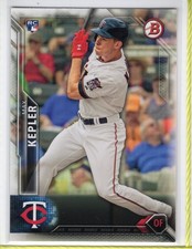 2016 Bowman Max Kepler Rookie Card #147 RC Minnesota Twins. rookie card picture