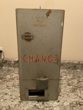 Vintage Change Machine 1 Quarter To 5 Nickels National Rejectors Antique Coin