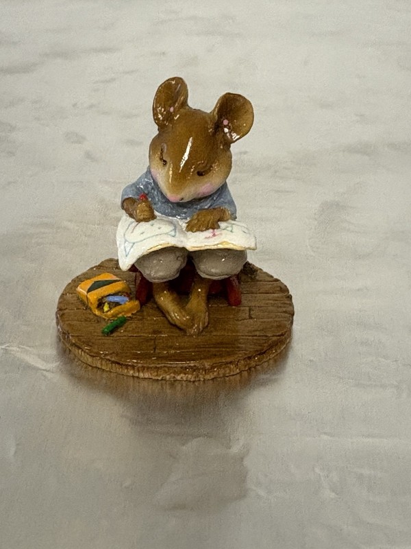 Wee Forest Folk 1995 William Petersen #M-208 “Struggling Artist.”  Retired.