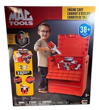 Mac Tools Kids Engine Cart Toy Set 38 Pieces Impact Wrench Buildable Models New