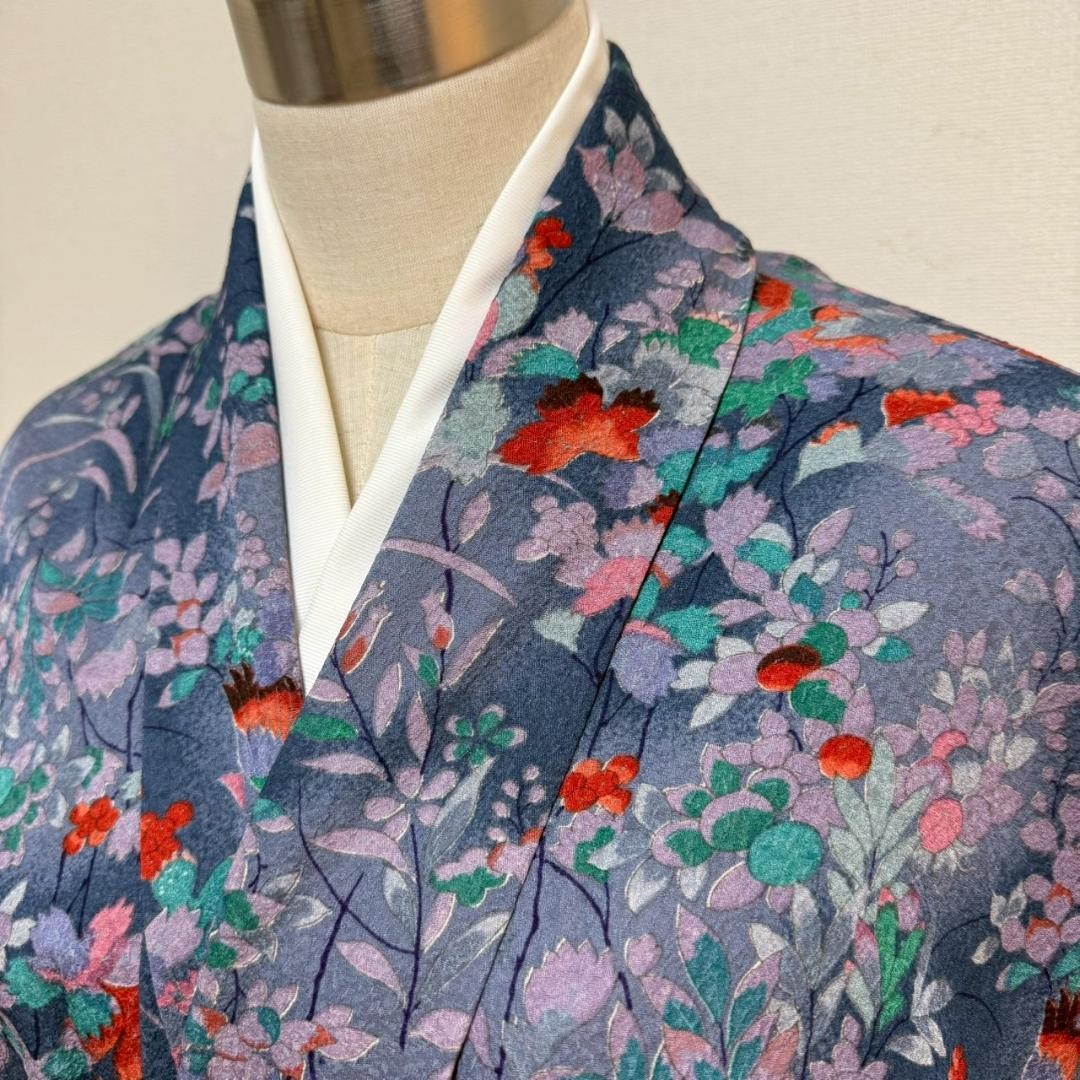 Kimono Washable Small Pattern Polyester Tall Size… - image 1