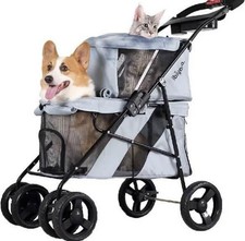 Pet Stroller 4-Wheel