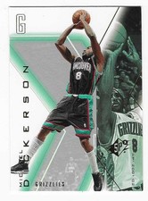 2001-02 Upper Deck SPx Michael Dickerson Memphis Grizzlies Basketball Card #44