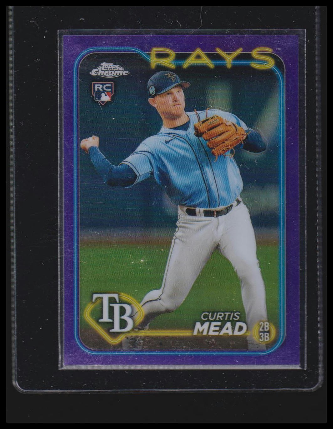 2024 Topps Chrome - Curtis Mead #209 Purple Refractor /250 (RC)
