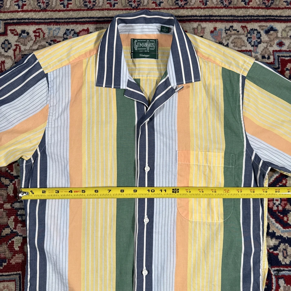 Gitman Vintage Short Sleeve Shirt Size Small Multicolor Casual  - Image 3 of 4