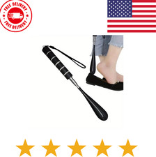 Retractable Stainless Steel Shoehorn with Long Handle Durable Shoe Horn Lifter