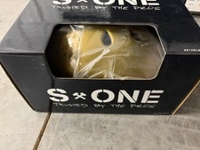 S One lifer helmet metallic gold Small roller skates derby blades skateboarding