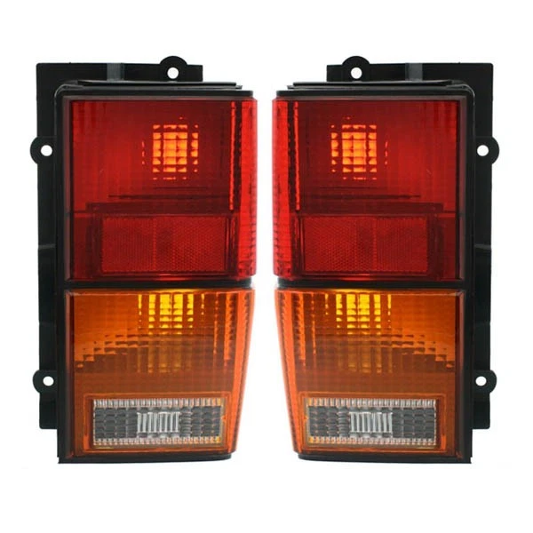 Para 84-96 Cherokee Luz Trasera Luz Freno Trasera Lámpara Sin Bombilla JUEGO PAR Foto 2 de 4