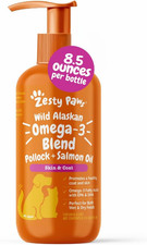 Wild Alaskan Omega-3 Blend Pollock Salmon Oil for Dogs and Cats- Skin and Coat