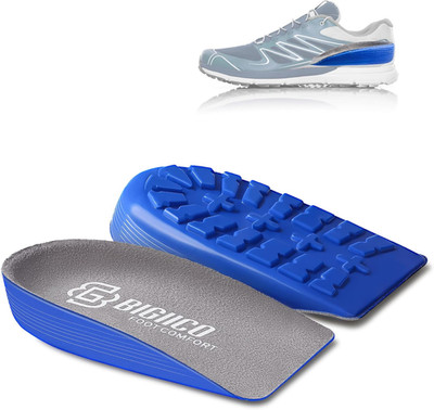 1/2 inch Heel Lifts Inserts Cushioned Arch Support Insoles with Hidden Lift T...