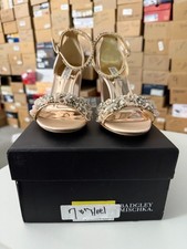 Badgley Mischka Women's Heeled Sandals - Block Heel Sandals for Women Size 7