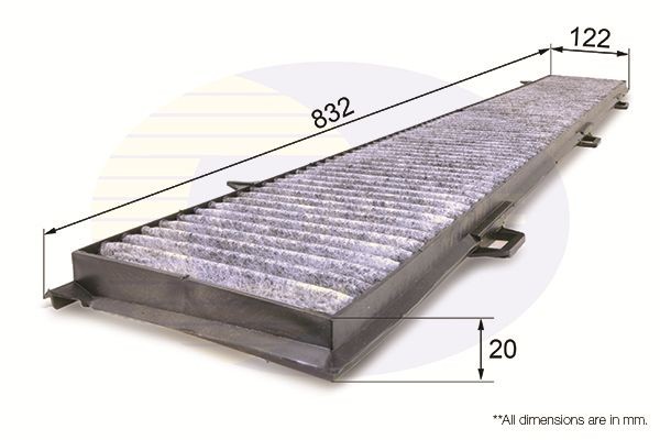 Cabin Air Filter Fits Alpina B3 D3 BMW 1 Series 3 Series X1 COMLINE EKF107A