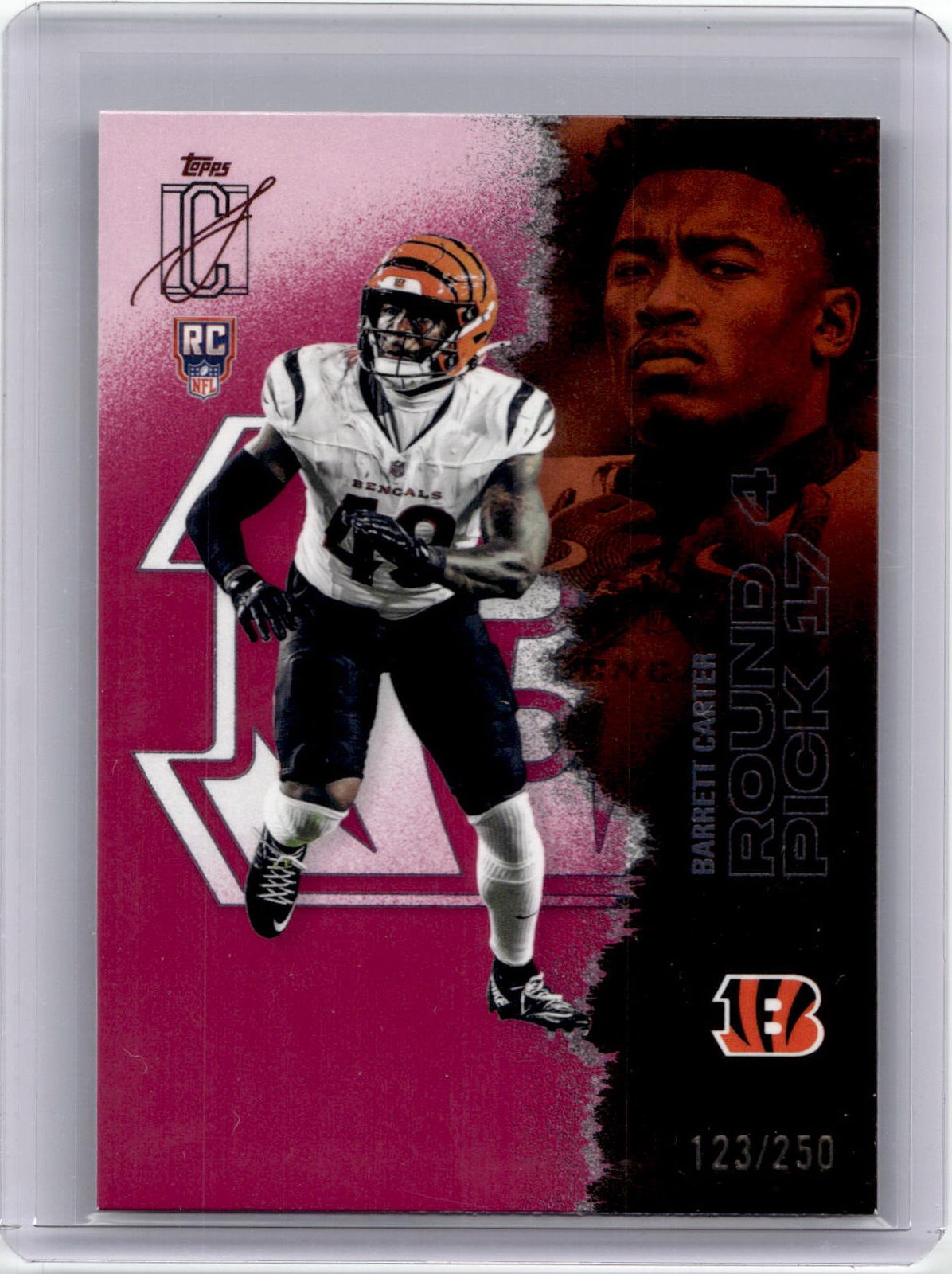 2025 Topps Signature Class #199 Barrett Carter Magenta #/250