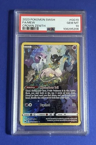 2023 Pokémon SWSH FA/Mew Crown Zenith #GG10 PSA 10 GEM MT