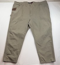 Wrangler Riggs Workwear Ripstop Carpenter Canvas Pants Beige 3WO60BR Men  s 48x30