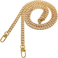 47" DIY Iron Flat Chain Strap Handbag Chains Accessories Purse Straps Shoulde...