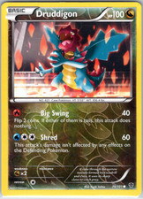 Druddigon 70/101 Plasma Blast Common Reverse Holo 2013 LP