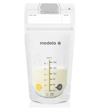NWT-Medela Breastmilk Storage Bags, 5 Packs/25 Bags Per Pack/125 Bags Total