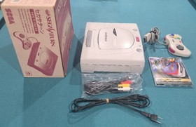 Sega Saturn Region Free & FRAM New battery Matching serial #s with box! NICE 