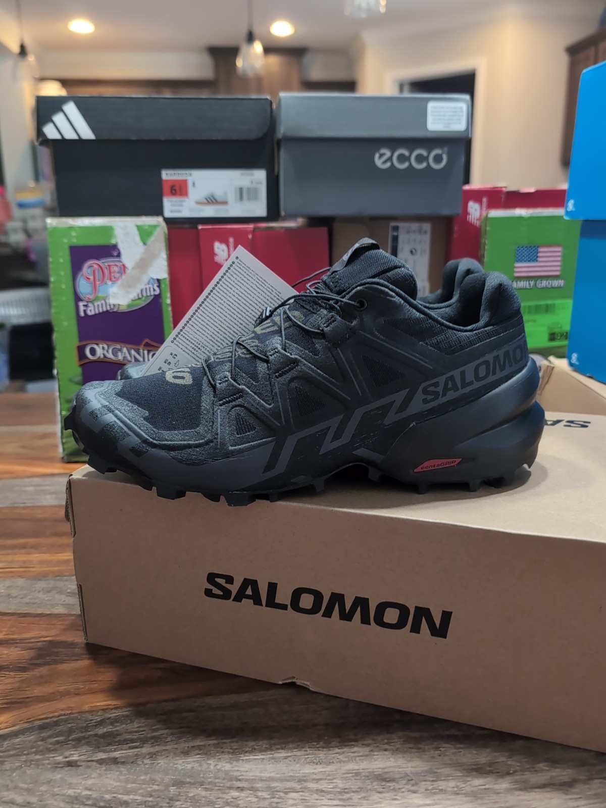 Salomon Speedcross 6 women's Size 8 Black/Black/Phantom Runn