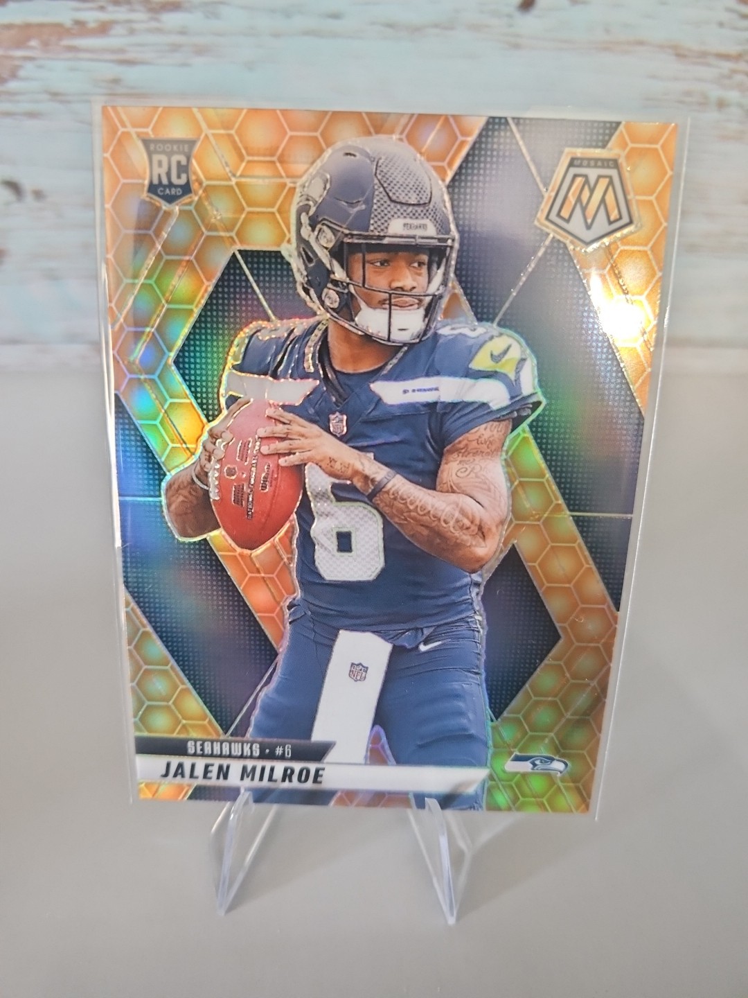 2025 Mosaic Jalen Milroe #322 Honeycomb Rookie Case Hit