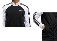 Adidas 3-Stripes Track Suit Men's - Black, M