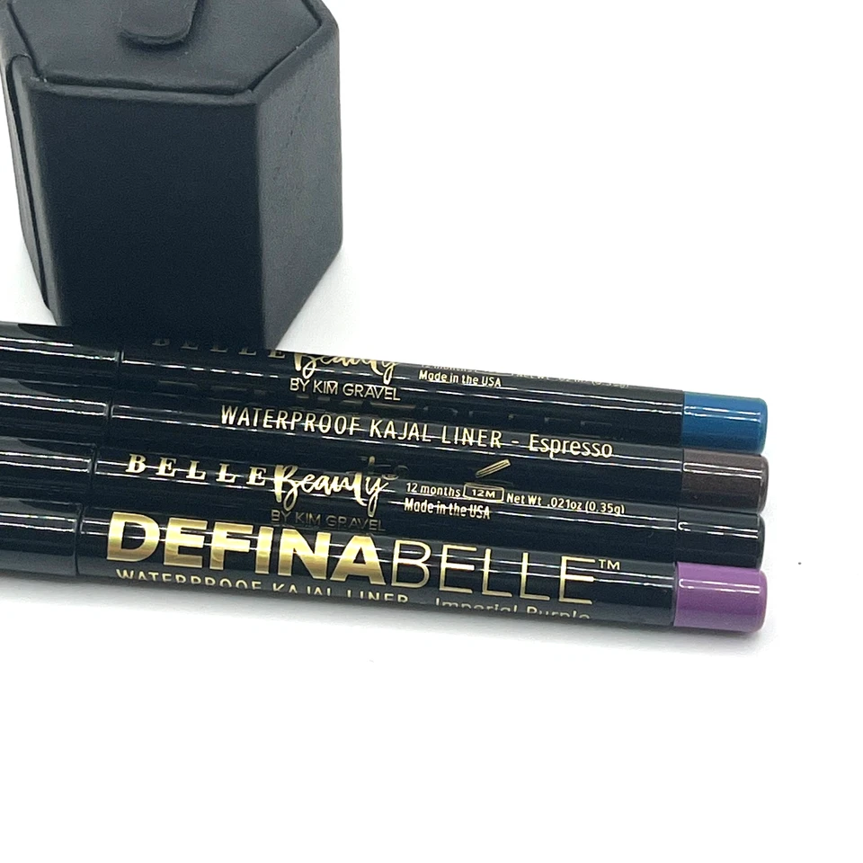 Belle Beauty Eyeliner Kajal Quad Kim Gravel Definabelle Waterproof (Retail $140) - Image 3 of 4