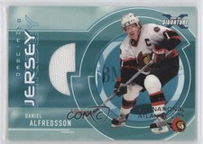 2002 ITG Be A Player Signature Series Game-Used Jersey 1/1 Daniel Alfredsson 2a8