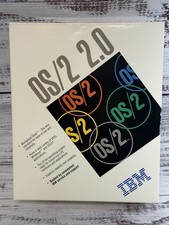 Vintage IBM OS/2 2.0 Operating System on 3-1/2" Floppy Disks with Manuals
