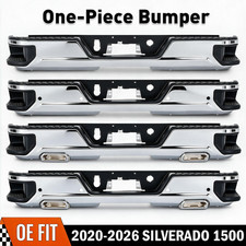 Vrc Chrome Rear Bumper Assembly For 2019-2025 Chevy Silverado Gmc Sierra 1500